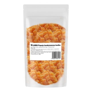 Papaja kandyzowana kostka 100g LUBSI papaja suszona w kostce przekąska