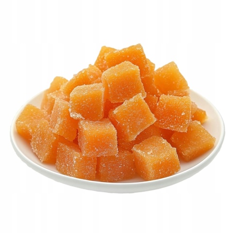 Papaja kandyzowana kostka 200g LUBSI papaja suszona w kostce przekąska