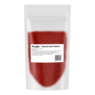 Papryka ostra mielona przyprawa 200g LUBSI aromatyczna czerwona jakość