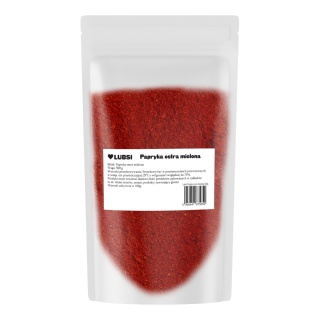 Papryka ostra mielona przyprawa 500g LUBSI aromatyczna czerwona jakość