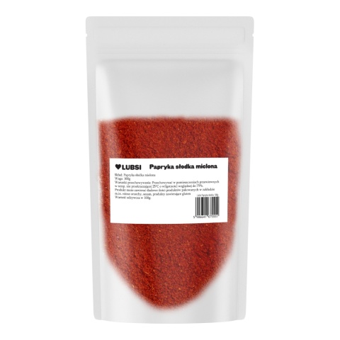 Papryka słodka mielona przyprawa 100g LUBSI aromatyczna czerwona jakość