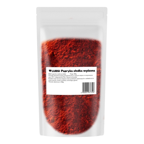 Papryka słodka wędzona przyprawa 200g LUBSI aromatyczna naturalna jakość