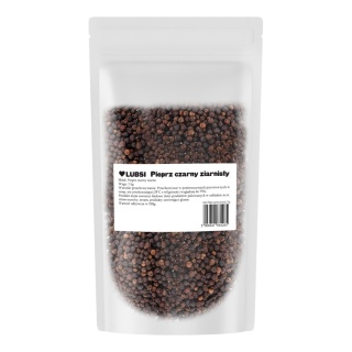 Pieprz czarny ziarnisty przyprawa 1kg LUBSI naturalny aromatyczny ziarno