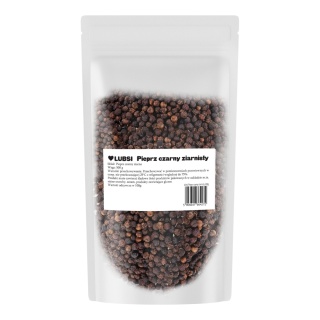Pieprz czarny ziarnisty przyprawa 500g LUBSI naturalny aromatyczny ziarno