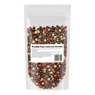 Pieprz kolorowy ziarnisty 200g LUBSI aromatyczny naturalny ziarno jakość
