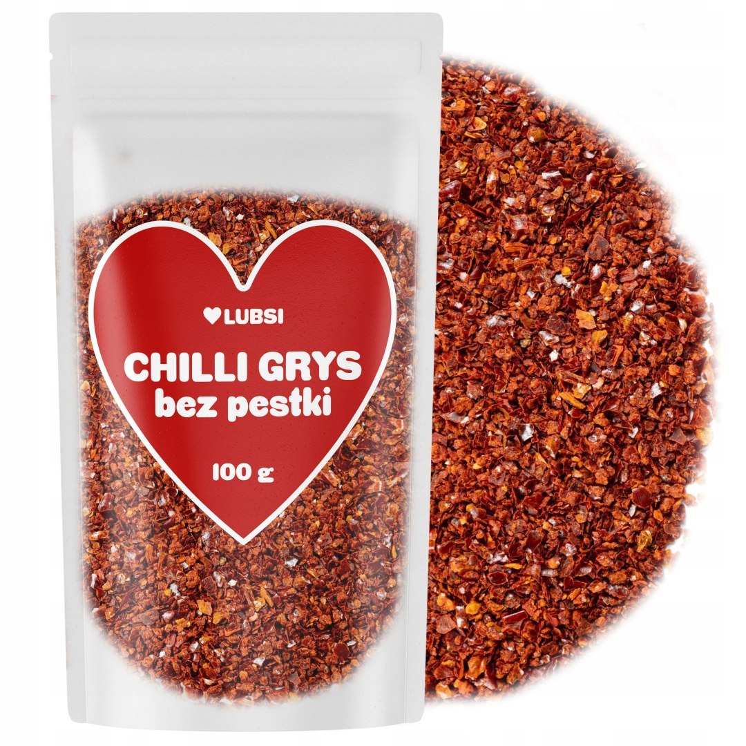 Płatki chili bez nasion 100g LUBSI