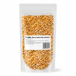Popcorn ziarno kukurydzy 1kg LUBSI kukurydza do prażenia naturalna bez soli