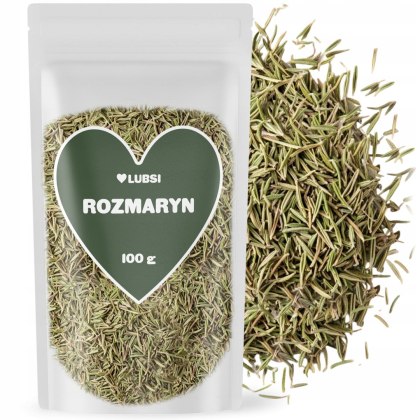 Rozmaryn suszony 100g LUBSI naturalny aromatyczny przyprawa wysoka jakość