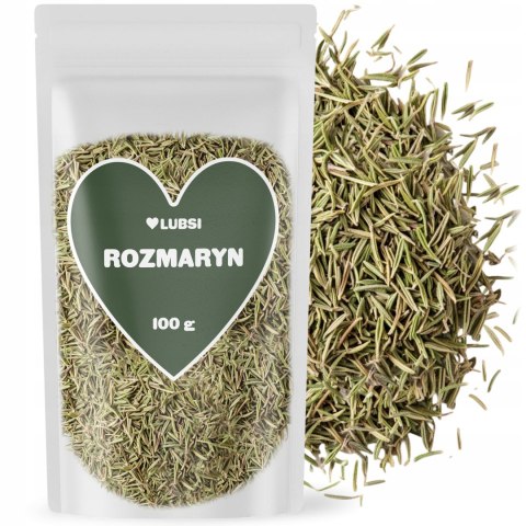 Rozmaryn suszony 100g LUBSI naturalny aromatyczny przyprawa wysoka jakość