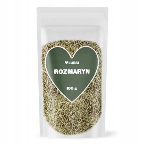 Rozmaryn suszony 100g LUBSI naturalny aromatyczny przyprawa wysoka jakość