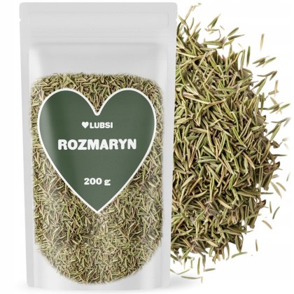 Rozmaryn suszony 200g LUBSI naturalny aromatyczny przyprawa wysoka jakość