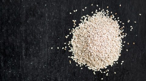 Sezam biały 1kg LUBSI naturalny łuskany ziarno wysoka jakość doskonały