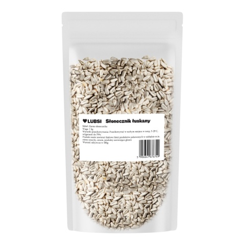 Słonecznik łuskany 1kg LUBSI ziarno wysoka jakość naturalny