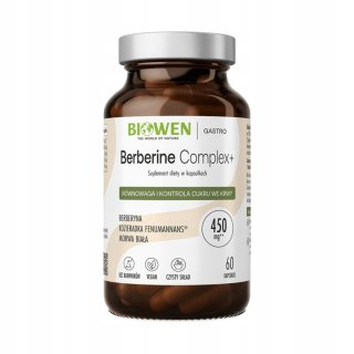 Biowen Berberine Complex + Układ Pokarmowy 60 kapsułek Suplement diety