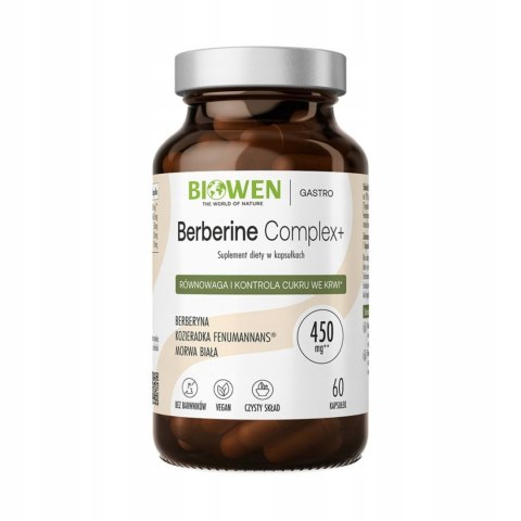Biowen Berberine Complex + Układ Pokarmowy 60 kapsułek Suplement diety