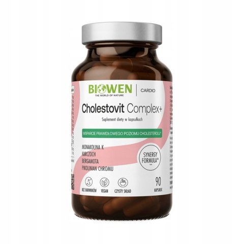 Biowen Cholestovit Complex+ Cholesterol 90 kapsułek Suplement diety