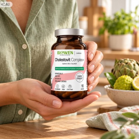 Biowen Cholestovit Complex+ Cholesterol 90 kapsułek Suplement diety