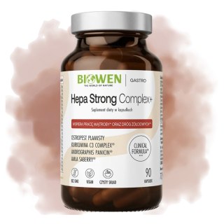Biowen Hepa Strong Complex+ Suplement diety na wątrobę 90 kapsułek