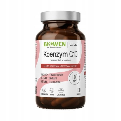 Biowen Koenzym Q10 Układ krążenia 100 kapsułek Suplement diety