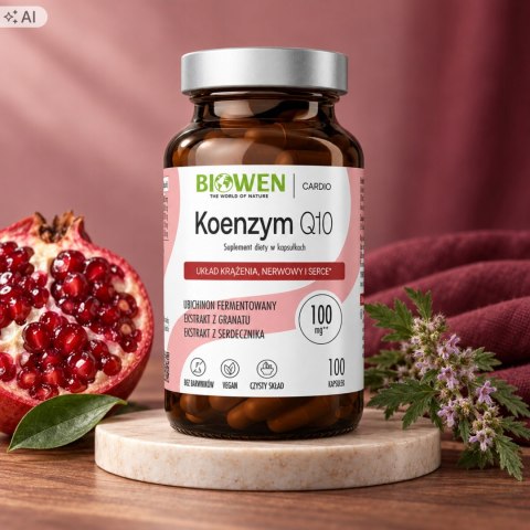 Biowen Koenzym Q10 Układ krążenia 100 kapsułek Suplement diety