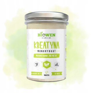 Biowen Kreatyna monohydrat mikronizowana 200 MESH 250g Suplement diety