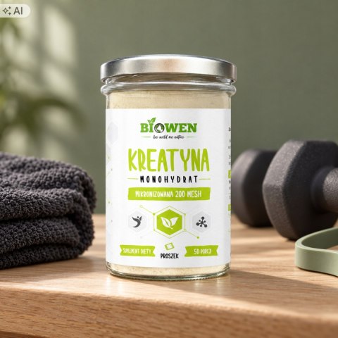 Biowen Kreatyna monohydrat mikronizowana 200 MESH 250g Suplement diety