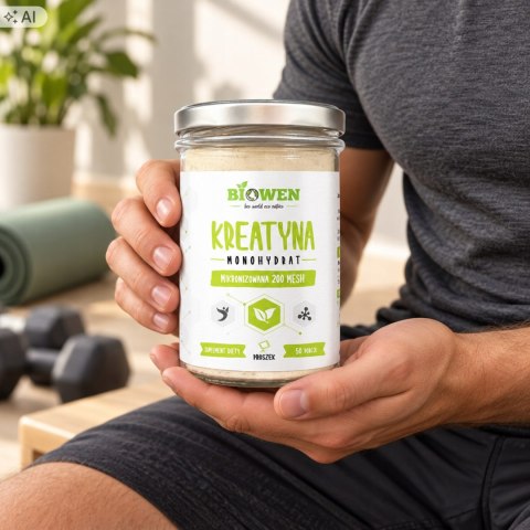 Biowen Kreatyna monohydrat mikronizowana 200 MESH 250g Suplement diety