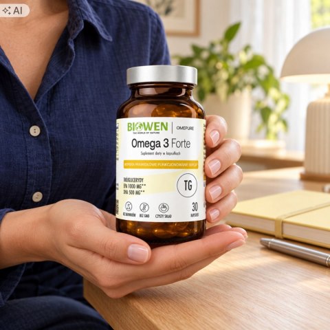 Biowen Kwasy Omega-3 Forte 30 kapsułek Suplement Diety
