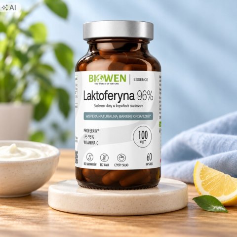 Biowen Laktoferyna 96% 60 kapsułek Suplement diety