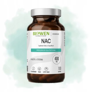 Biowen N-acetylo-L-cysteina NAC 400 mg 100 kapsułek Suplement diety
