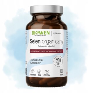 Biowen Selen organiczny 100 kapsułek Suplement Diety