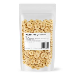 Chipsy bananowe 500g LUBSI suszone banany naturalne przekąska wysoka jakość