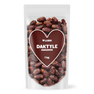 Daktyle suszone 1 kg LUBSI bez pestek naturalne miękkie świeże słodkie