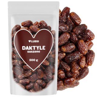 Daktyle suszone 500g LUBSI bez pestek naturalne miękkie świeże słodkie