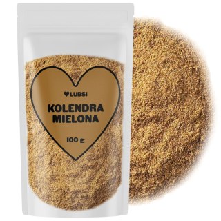 Kolendra mielona 100g LUBSI mielone ziarno kolendry aromatyczna przyprawa
