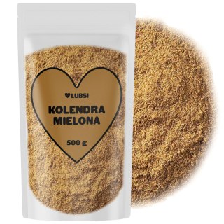 Kolendra mielona 500g LUBSI mielone ziarno kolendry aromatyczna przyprawa