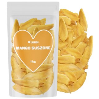 Mango suszone 1kg LUBSI grube plastry mięsiste wysoka jakość przekąska