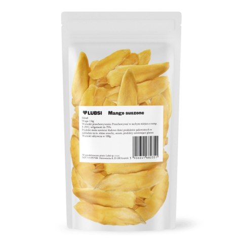 Mango suszone 1kg LUBSI grube plastry mięsiste wysoka jakość przekąska