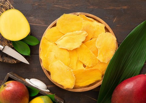 Mango suszone 500g LUBSI grube plastry mięsiste wysoka jakość przekąska