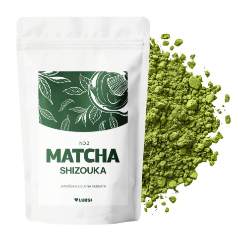 Matcha japońska herbata zielona 100g Lubsi codzienna w proszku Shizouka