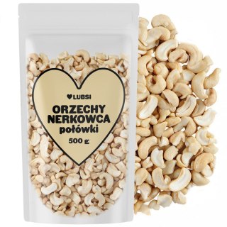 Orzechy nerkowca 500g LUBSI połówki nerkowce naturalne wysoka jakość