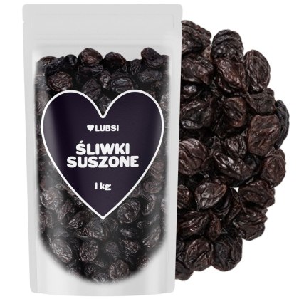 Śliwki suszone 1kg LUBSI bez pestek naturalne wysoka jakość śliwka suszona