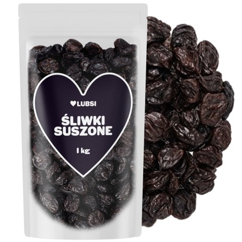 Śliwki suszone 1kg LUBSI bez pestek naturalne wysoka jakość śliwka suszona
