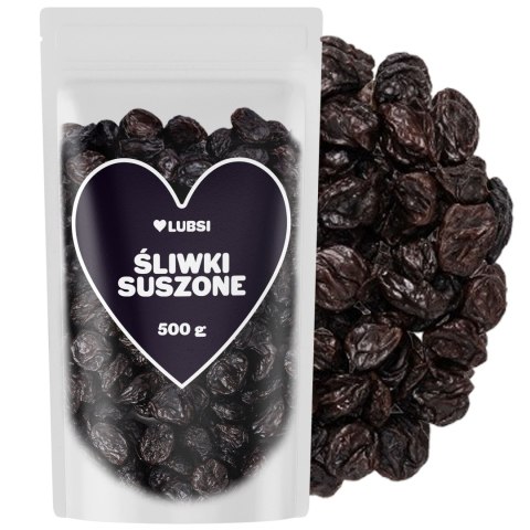 Śliwki suszone 500g LUBSI bez pestek naturalne wysoka jakość śliwka suszona